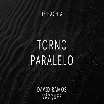 presentación torno paralelo para toda persona