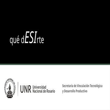 presentación proyecto interactivo que desirte