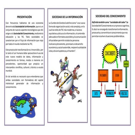sociedad del conocimiento y de la informacion