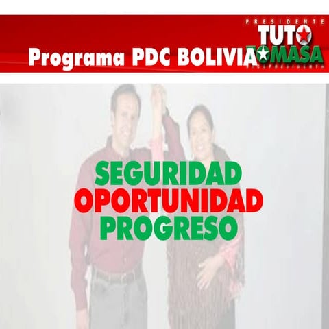 Programa #TutoPresidente y #TomasaVicepresidenta