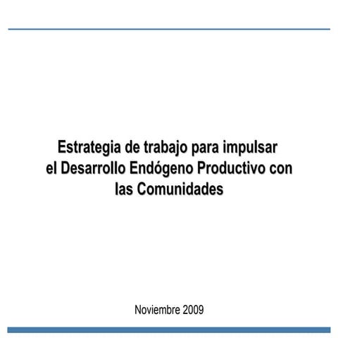 Desarrollo Endógeno