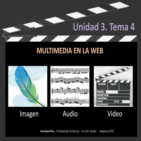 Imagen, Audio y Video