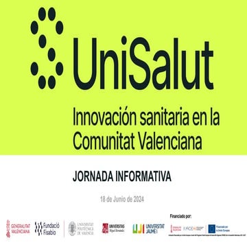 Jornada informativa UniSalut 2024