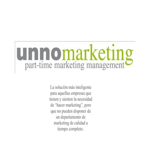 Presentación unnomarketing