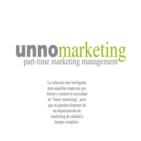 Presentación de Servicios de Consultoria en Marrketing | PDF