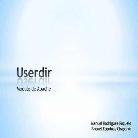 Presentación usermod