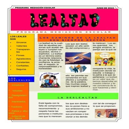 Presentación valor de la lealtad