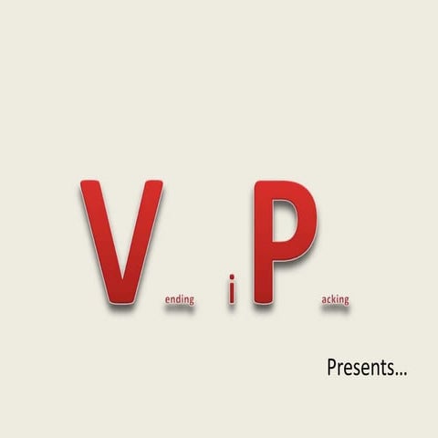 Presentación vending and packing 