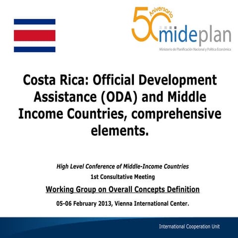 Presentation by Costa Rican speakers
