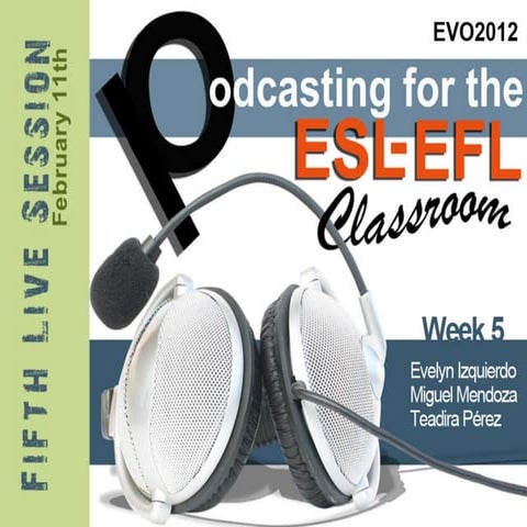 Week 5. Podcasting 2012
