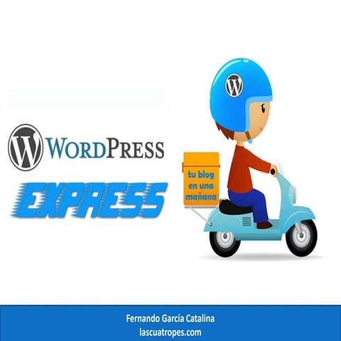Presentación Wordpress Express para curso Marketing 3.0 para el emprendimiento