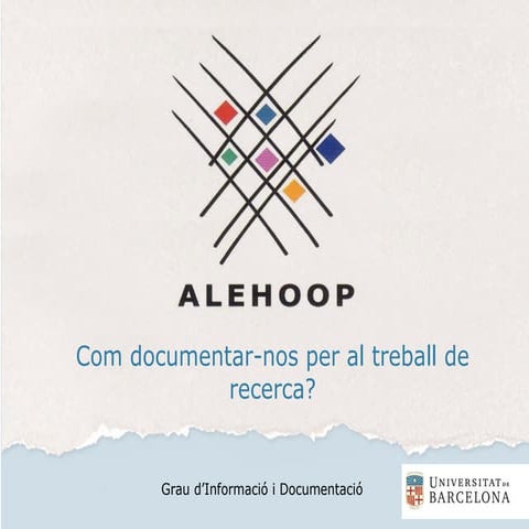 Presentacioalehoop2013