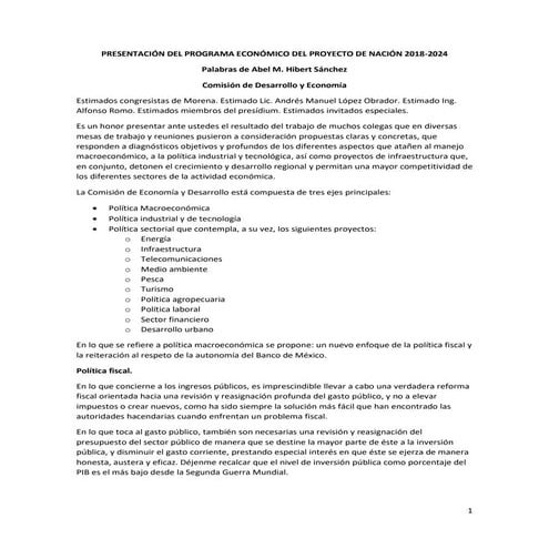 Plan de Inversión en Infraestructura para el Desarrollo con Bienestar ...