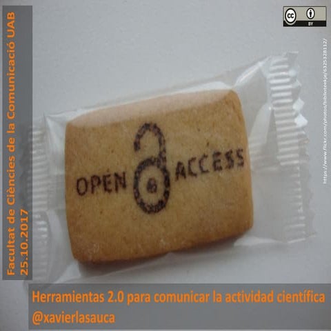 Herramientas 2.0 para comunicar la actividad científica