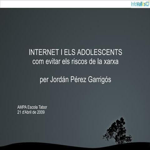 Presentacio internet i_els_adolescents