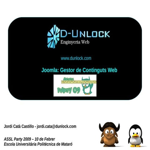 Presentacio Joomla Eupmt