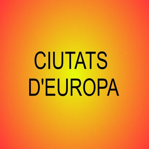 Presentacio Ciutats