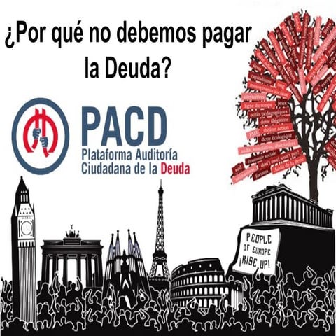 Presentación del libro "Por qué no debemos pagar la deuda" en Valencia