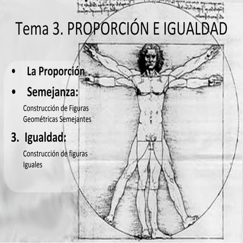 Proporción e igualdad