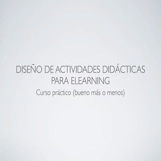 Diseño de Actividades didácticas pa...