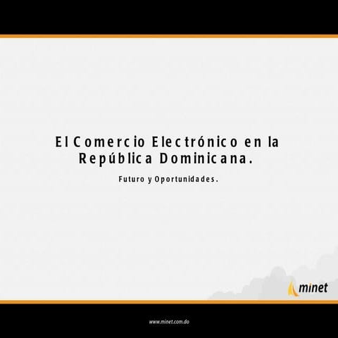 Comercio Electrónico en la República Dominicana