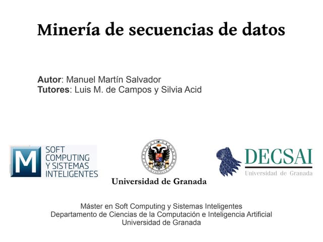 Minería de secuencias de datos