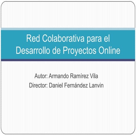 Collaborative Network for Project Development - CNPD