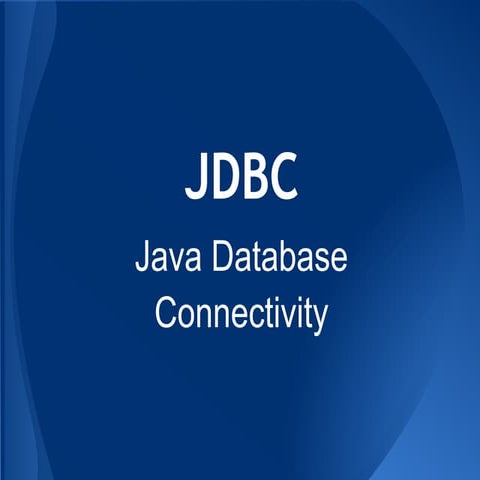 Bases de Datos con JDBC para MySQL