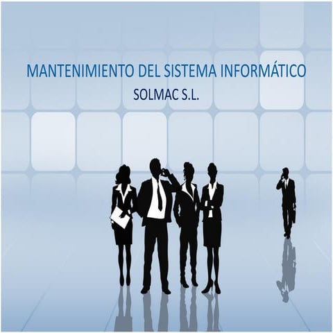 Mantenimiento de Sistema Informático