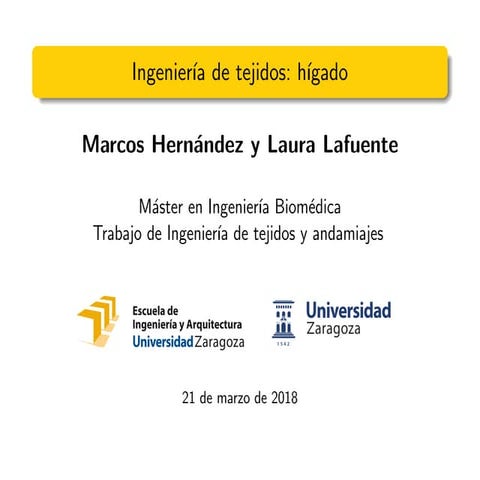 Ingeniería de tejidos: Higado