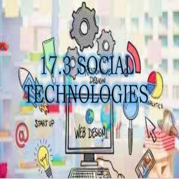 SOCIAL TECNHOLOGIES