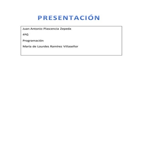 Presentacion