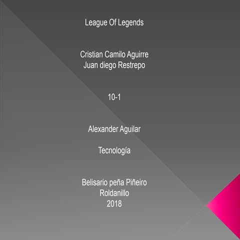 League of legends | PPTX