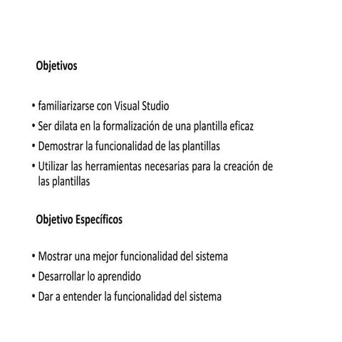 Presentacion en power point sobre el programa visual studio | PPTX