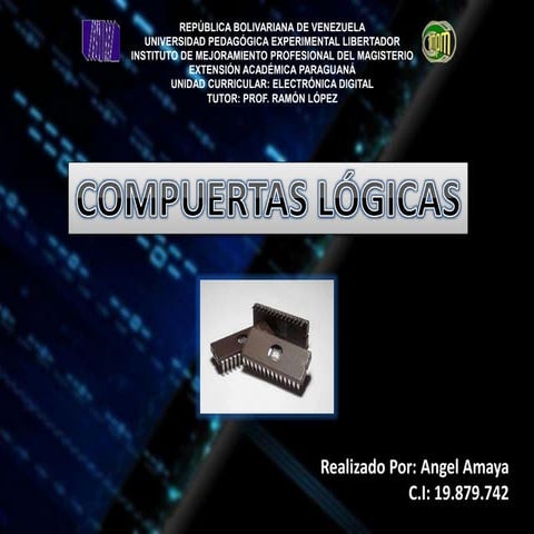 Presentación Compuertas Lógicas