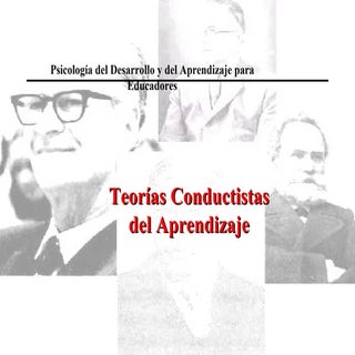 Presentacion Conductismo Psicologia...