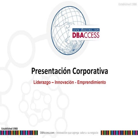 Presentacion Corporativa DBAccess