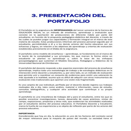 Presentacion del-portafoleo