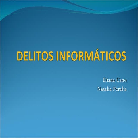 DELITOS INFORMATICOS