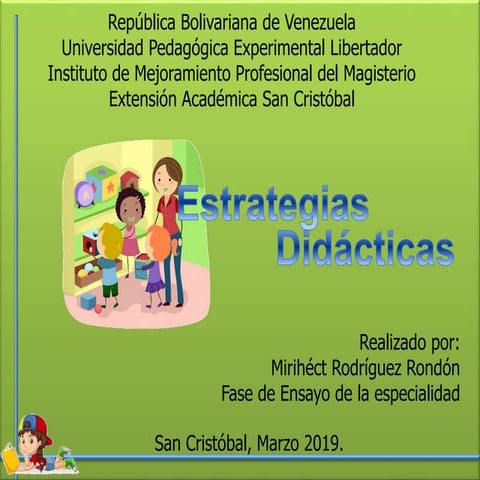 Presentacion estrategias didacticas