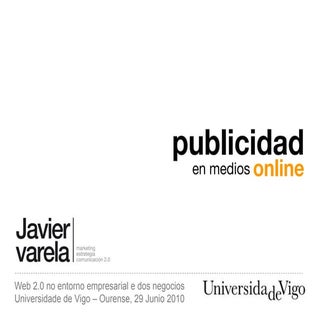 Publicidad online - ESEI - Universi...