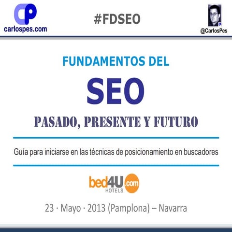 Presentacion libro Fundamentos del SEO en Pamplona