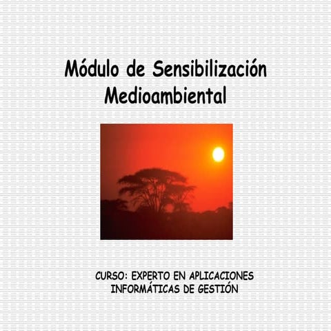 Presentacion Medioambiente adalid extremadura