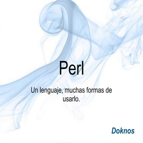 ¿Qué es PERL?