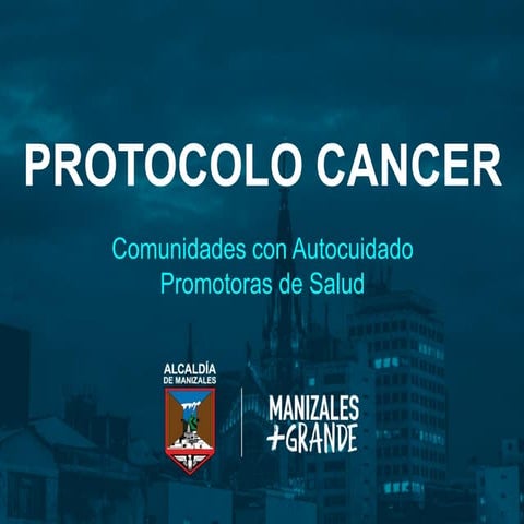 PRESENTACION-PROTOCOLO-CANCER, MANEJO Y FACTIBILIDAD