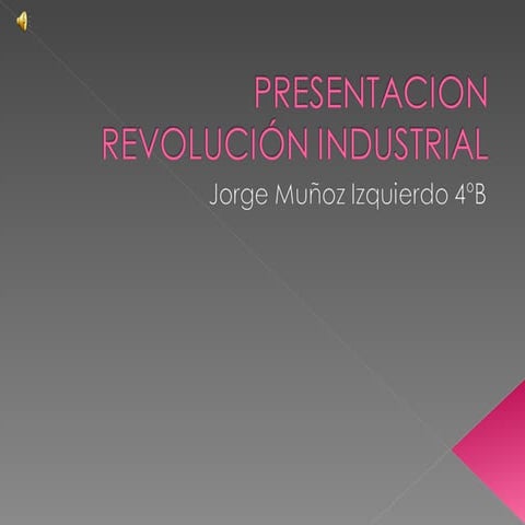 Presentacion RevolucióN Industrial