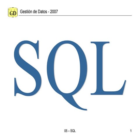 Presentacion Sql 2
