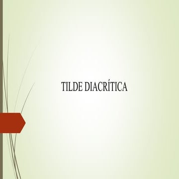 Presentacion tilde-diacritica