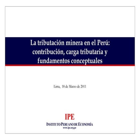 Presentacion tributacion-minera