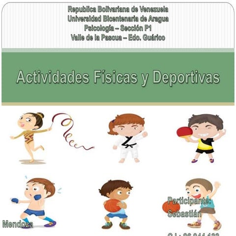 Presentacion - Actividades Fisicas y Deportivas
